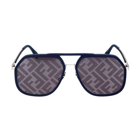 fendi zonnebril blauw|Fendi.